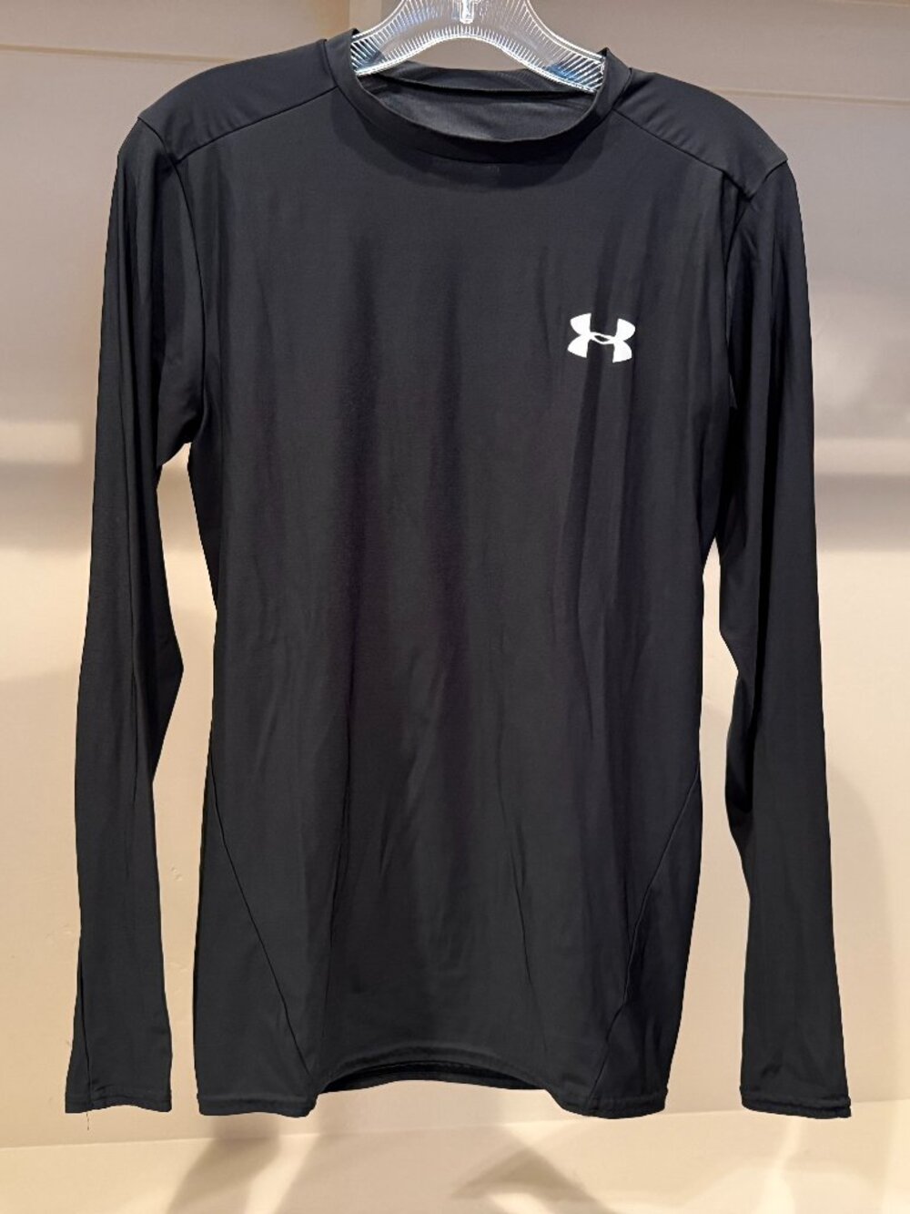 Under Armour Black Heat Gear Compression Long Sleeve Size Large